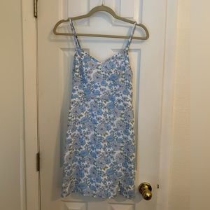 Hollister size small blue floral dress